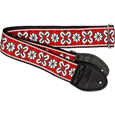 Souldier Greenwich Guitar Strap Red 2 in.