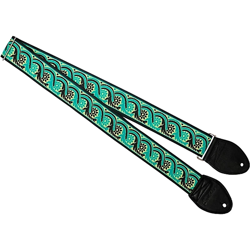 Souldier Lummi Guitar Strap Teal 2 in.