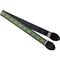 Souldier Limerick Guitar Strap Green 2 in.