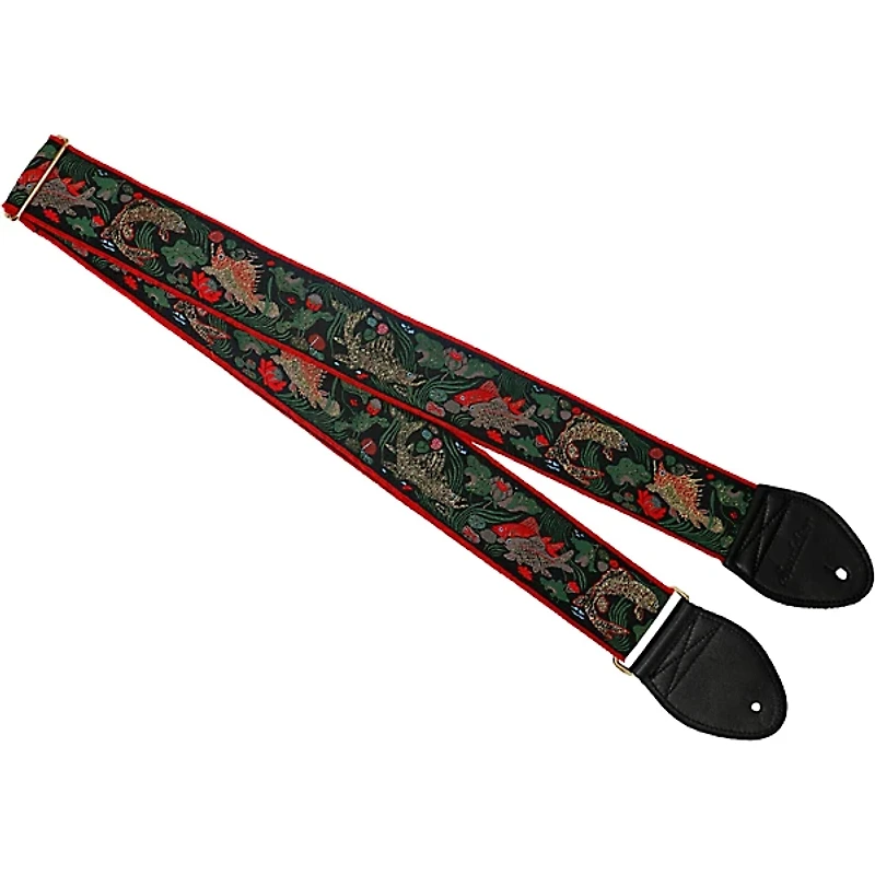 Souldier Koi Guitar Strap Black 2 in.