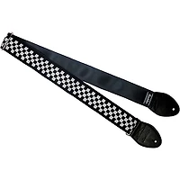 Souldier Raceway Checker Guitar Strap Black 2 in.