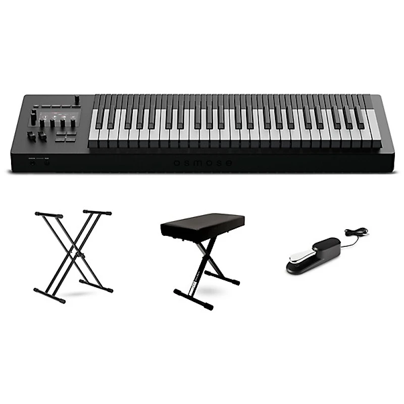 Expressive E Osmose 49 49-Key Polyphonic Synthesizer Keyboard Essentials Bundle