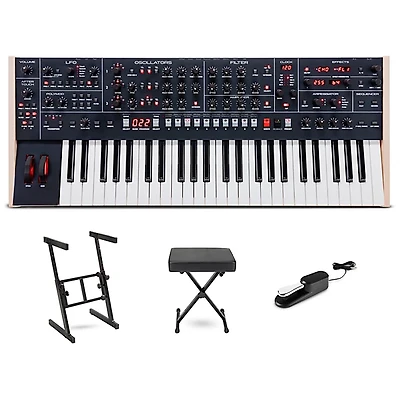 Sequential Trigon-6 6-Voice Polyphonic Analog Synthesizer Essentials Bundle