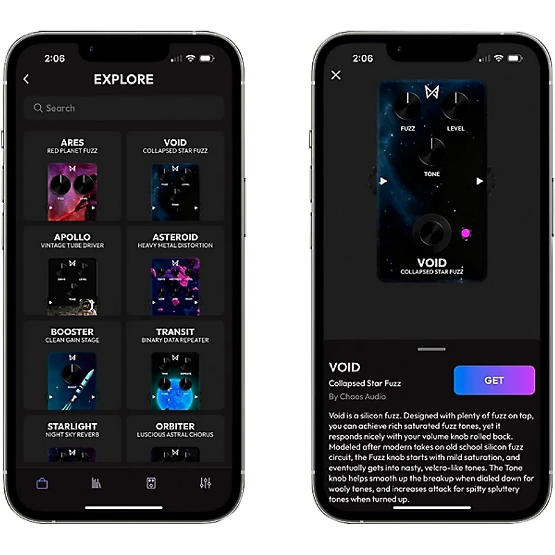 Chaos Audio Stratus Multi-Effects Pedal Black