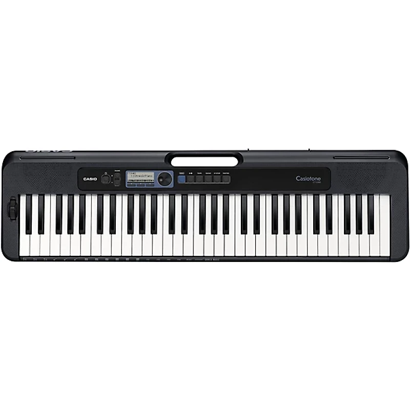 Casio Casiotone CT-S300 61-Key Digital Keyboard Essentials Bundle Blue