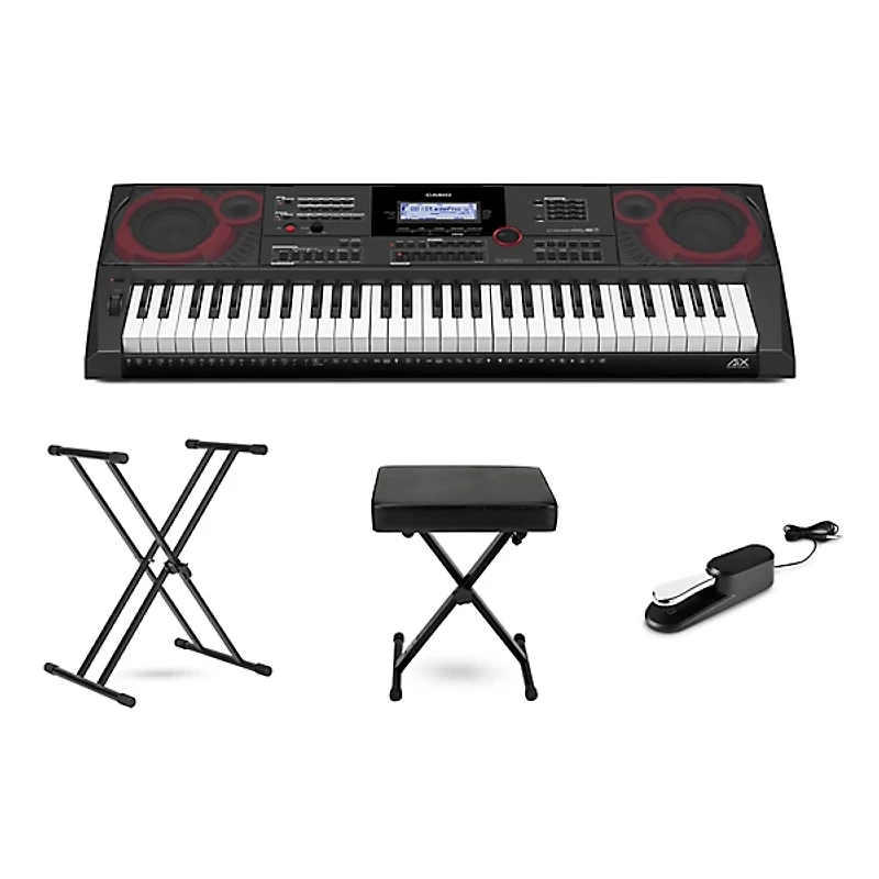 Casio CT-X5000 61-Key Portable Keyboard Essentilas Bundle