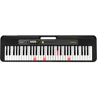 Casio Casiotone LK-S250 Lighted 61-Key Digital Keyboard Essentials Bundle Black