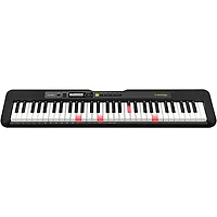 Casio Casiotone LK-S250 Lighted 61-Key Digital Keyboard Essentials Bundle Black