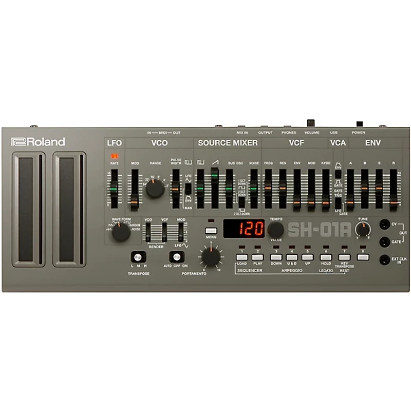 Roland SH-01A Sound Module Gray With Decksaver Cover