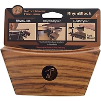 Native Tongue RhymBlock Zebrawood 6 in.