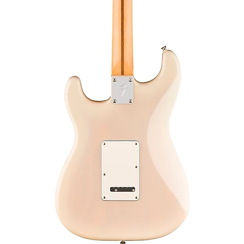 Fender Player II Stratocaster Chambered Ash Body Rosewood Fingerboard Electric Guitar White Blonde
