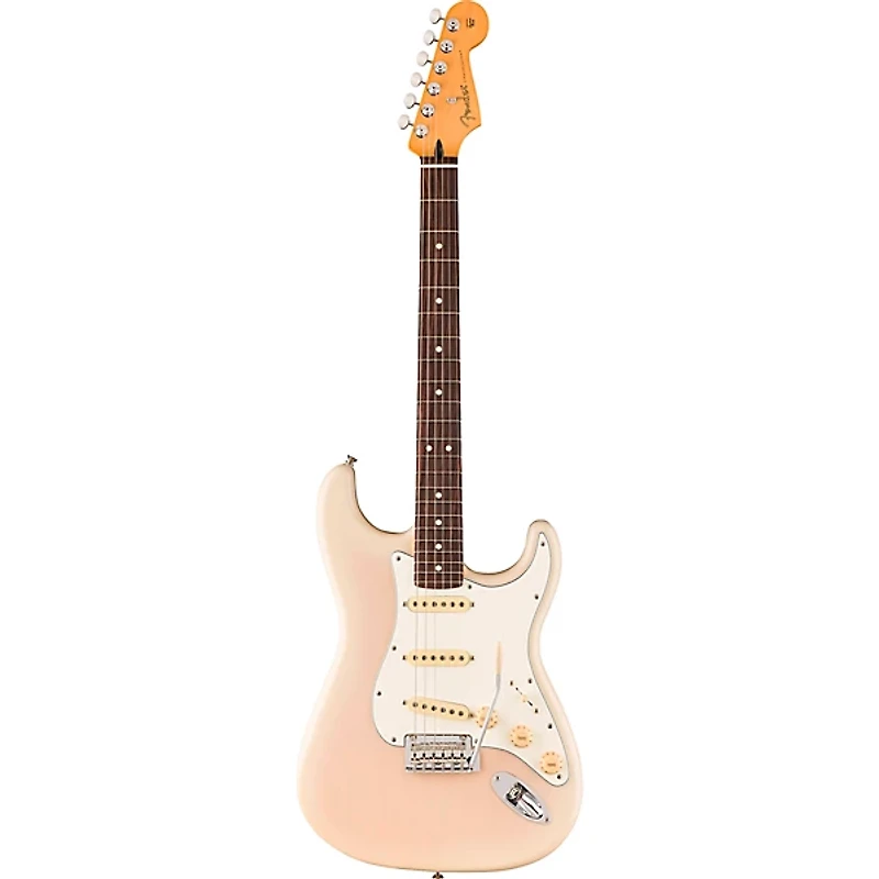 Fender Player II Stratocaster Chambered Ash Body Rosewood Fingerboard Electric Guitar White Blonde