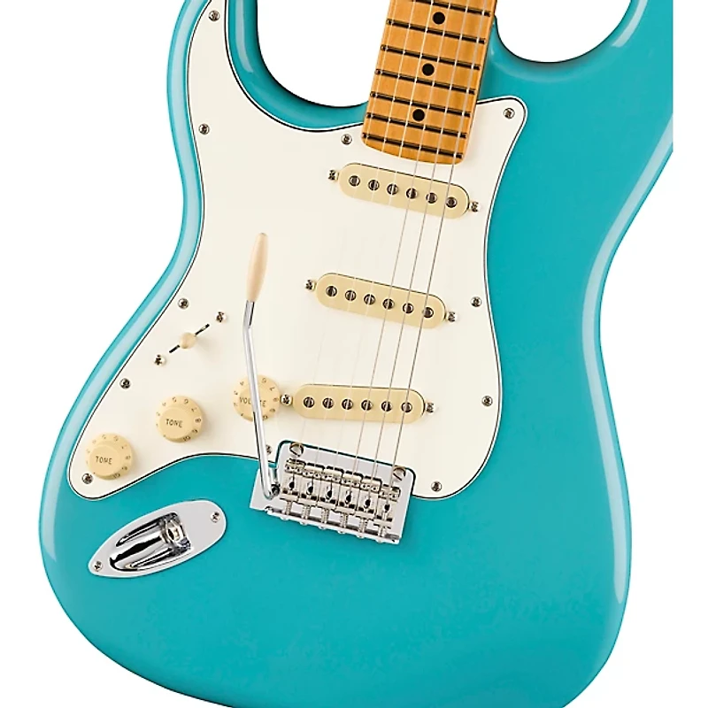 Fender Player II Stratocaster Left-Handed Maple Fingerboard Electric Guitar Aquatone Blue