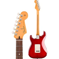 Fender Player II Stratocaster HSS Chambered Mahogany Body Rosewood Fingerboard Electric Guitar Transparent Cherry Burst