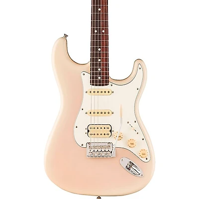Fender Player II Stratocaster HSS Chambered Ash Body Rosewood Fingerboard Electric Guitar White Blonde