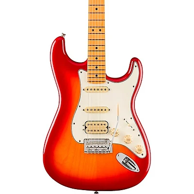 Fender Player II Stratocaster HSS Chambered Ash Body Maple Fingerboard Electric Guitar - Aged Cherry Burst