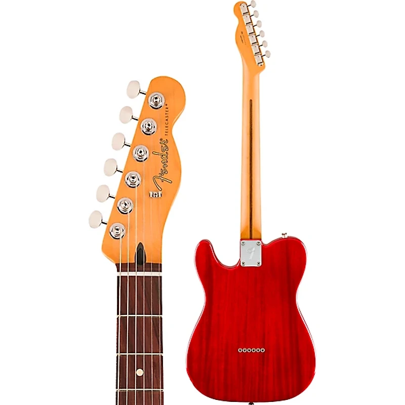 Fender Player II Telecaster Chambered Mahogany Body Rosewood Fingerboard Electric Guitar - Transparent Cherry
