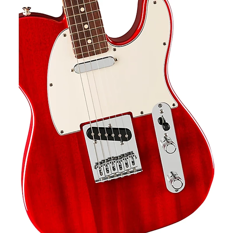 Fender Player II Telecaster Chambered Mahogany Body Rosewood Fingerboard Electric Guitar - Transparent Cherry