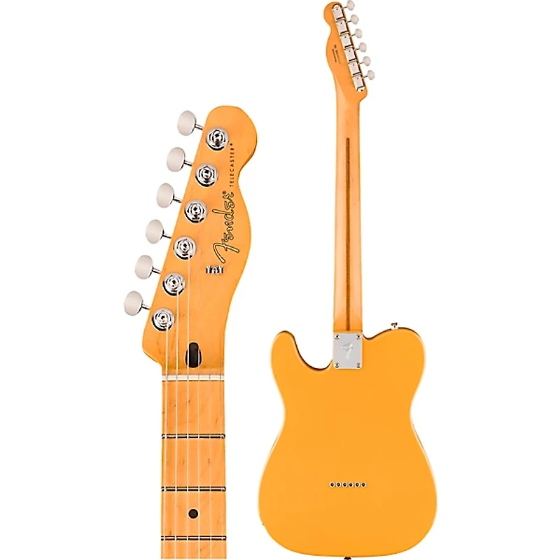 Fender Player II Telecaster Chambered Ash Body Maple Fingerboard Electric Guitar Butterscotch Blonde