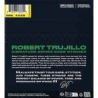 Dunlop Robert Trujillo Stainless Steel -String Electric Bass Strings 45