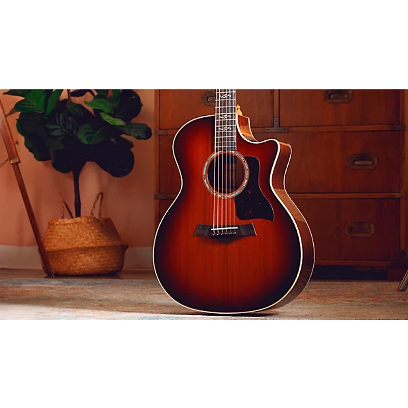 Taylor 414ce 50th Anniversary Special-Edition Sinker Redwood Grand Auditorium Acoustic-Electric Guitar Shaded Edge Burst
