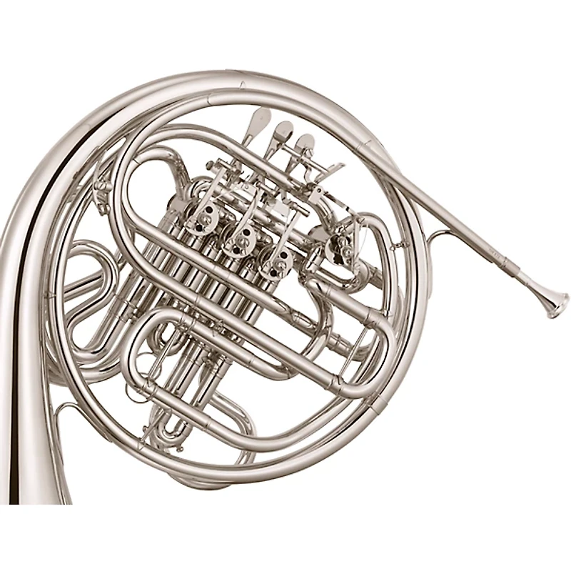 Yamaha YHR-672ND Series Professional Double Horn with Detachable Bell Nickel Silver