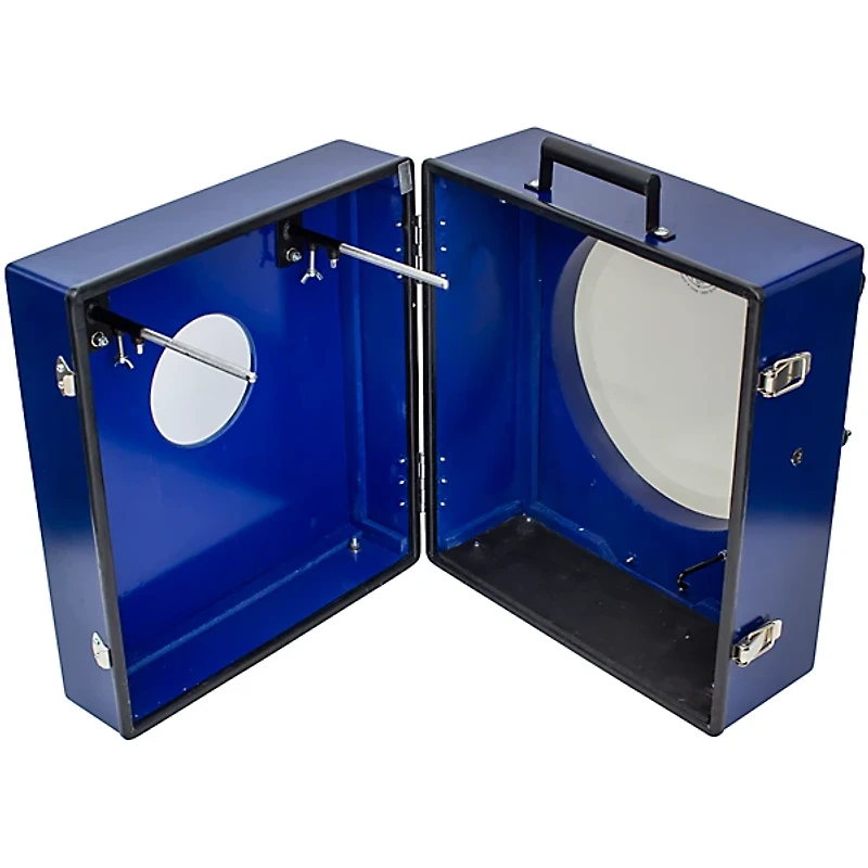 Toca KickBoxx Pro Suitcase Drum Set Cobalt Blue