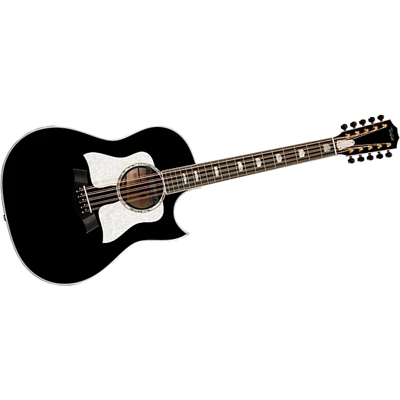 Taylor 657ce 10-String Grand Pacific Acoustic-Electric Bajo Quinto Black