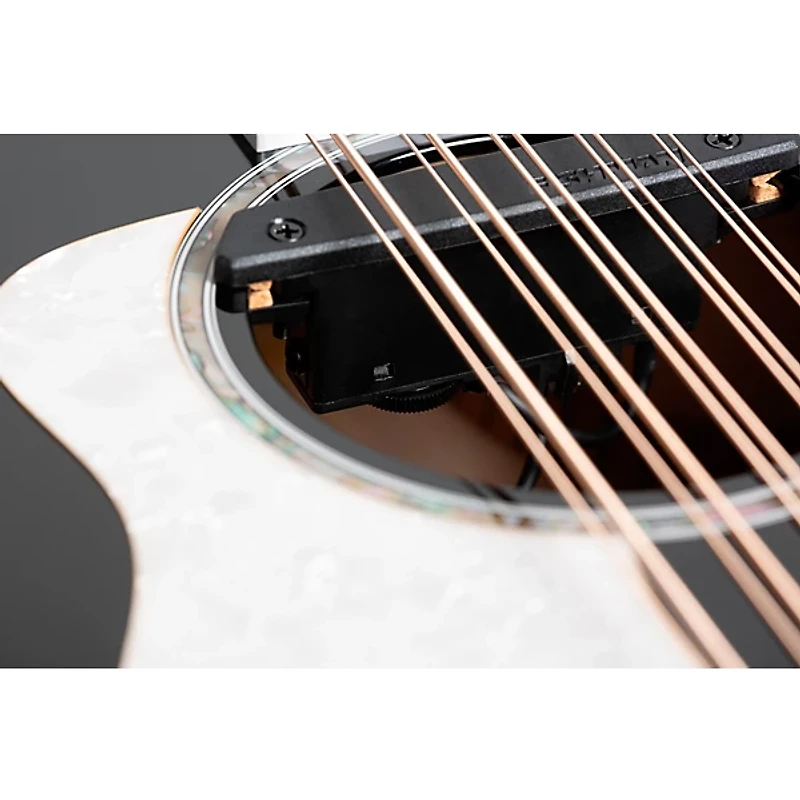 Taylor 657ce 10-String Grand Pacific Acoustic-Electric Bajo Quinto Black