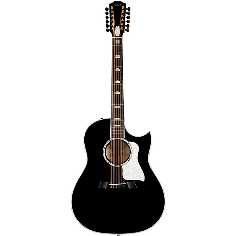 Taylor 657ce Doce Doble 12-String Grand Pacific Acoustic-Electric Guitar Black