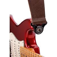 D'Addario Comfort Leather Auto Lock Guitar Strap