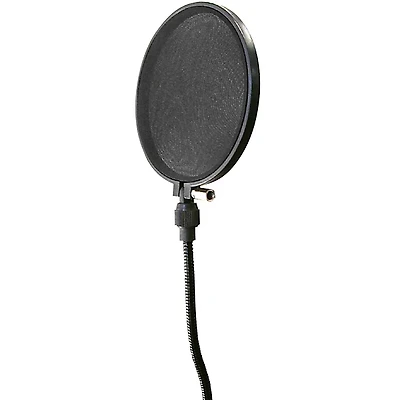 American Recorder Technologies 6" Recording Pop Filter With 12" Gooseneck and Heavy-Duty Pole Clamp