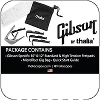 Thalia x Gibson Guitar Black Chrome Capo