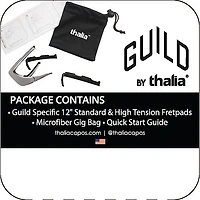 Thalia x Guild Guitar Black Chrome Capo