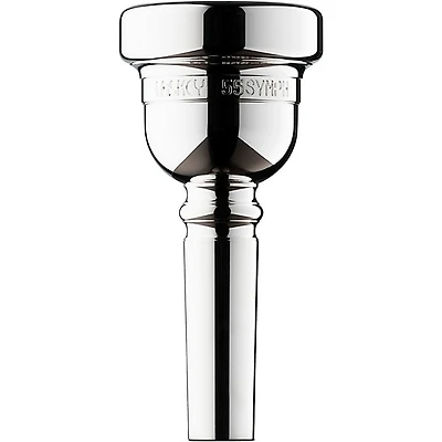 Laskey Alessi Symphony Signature Series Large Shank Trombone Mouthpiece in Silver