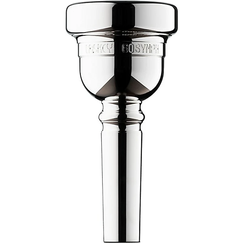 Laskey Alessi Symphony Signature Series Large Shank Trombone Mouthpiece in Silver