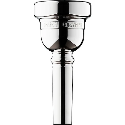 Laskey Alessi Symphony Signature Series Large Shank Trombone Mouthpiece in Silver