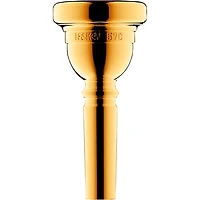 Laskey Classic Series Large Shank Trombone Mouthpiece in Gold