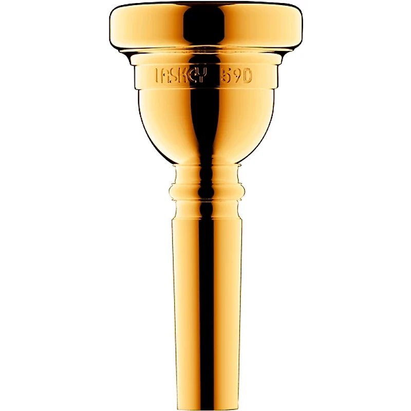 Laskey Classic Series Large Shank Trombone Mouthpiece in Gold