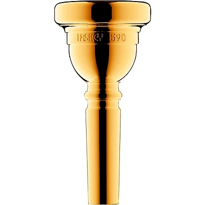 Laskey Classic Series Large Shank Trombone Mouthpiece in Gold