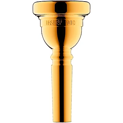 Laskey Classic Series Large Shank Bass Trombone Mouthpiece in Gold