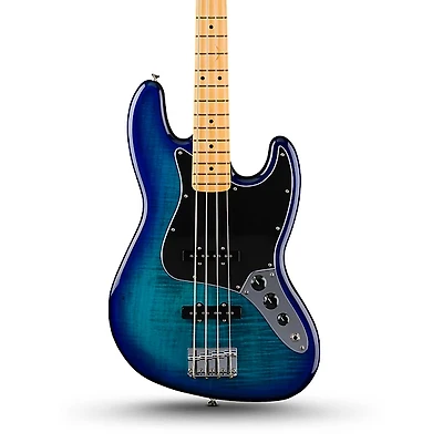 Fender Player II Jazz Bass Plus Top Limited-Edition Bass Guitar - Blue Burst
