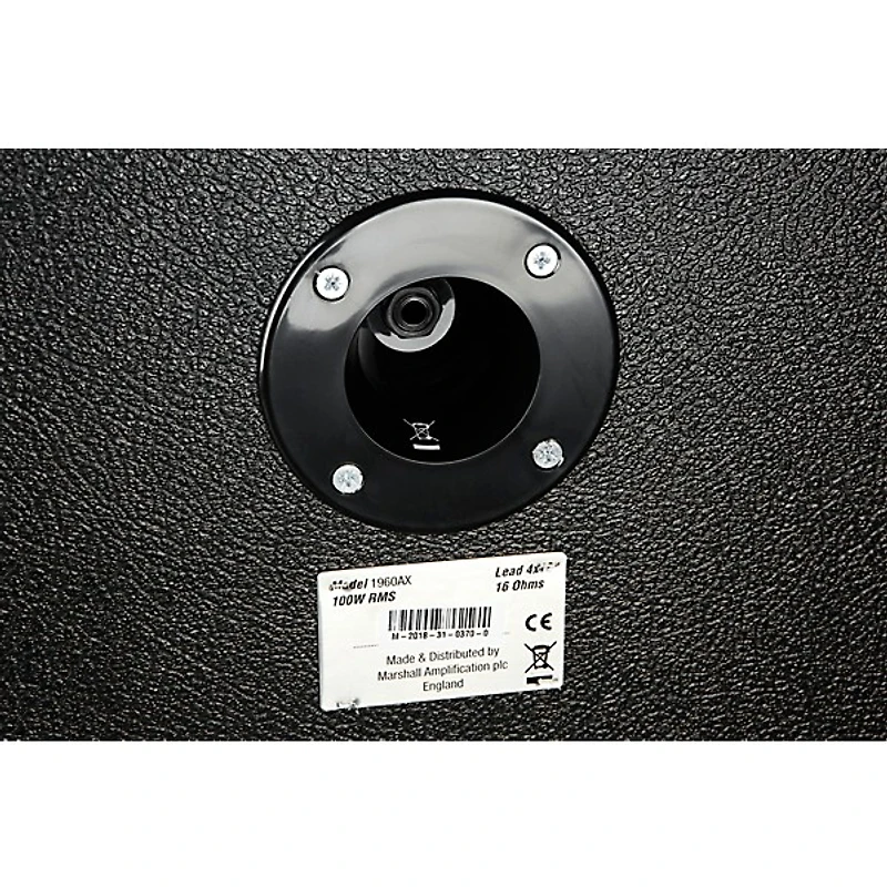 Marshall 1960AX 100W 4x12 Angled Guitar Speaker Cabinet Black