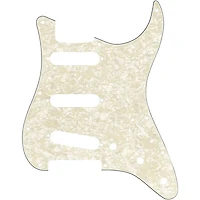 Fender 11-Hole Modern-Style Stratocaster S/S/S Pickguard Aged White Moto