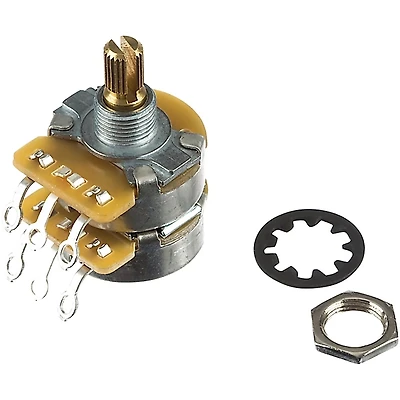 Fender Dual 500K/250K Split Shaft Potentiometer