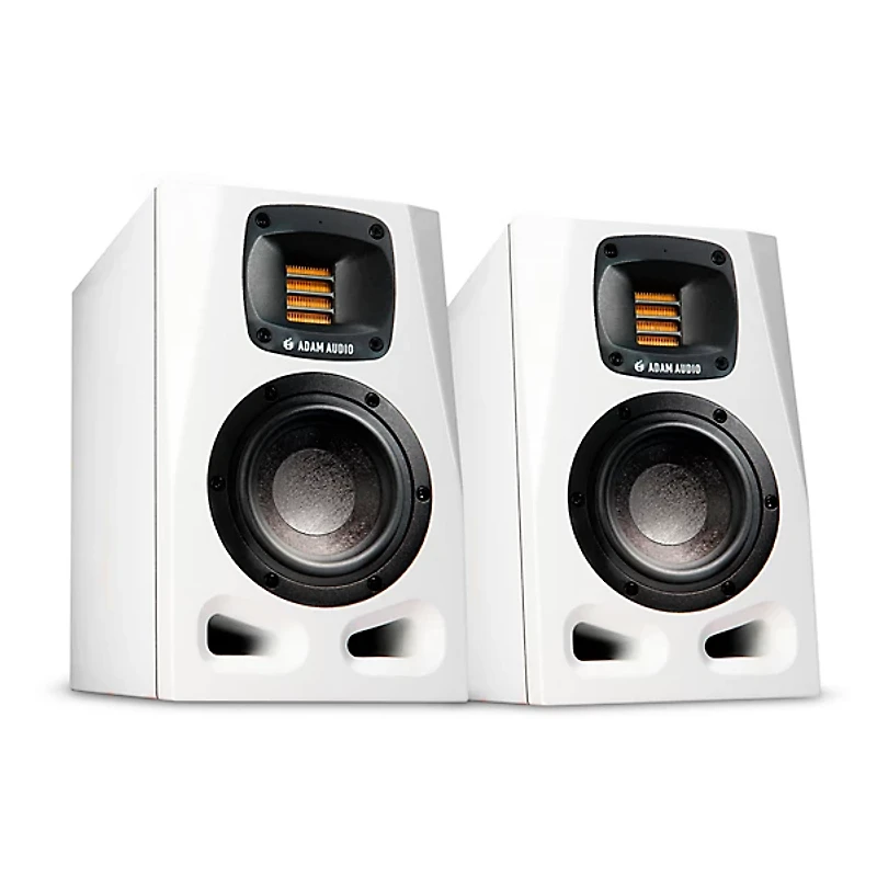ADAM Audio A4V 4" 2-Way Powered Studio Monitor (Pair), Limited White