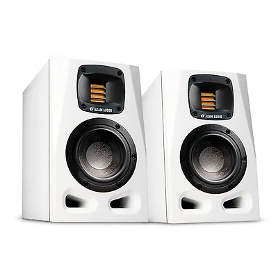 ADAM Audio A4V 4" 2-Way Powered Studio Monitor (Pair), Limited White