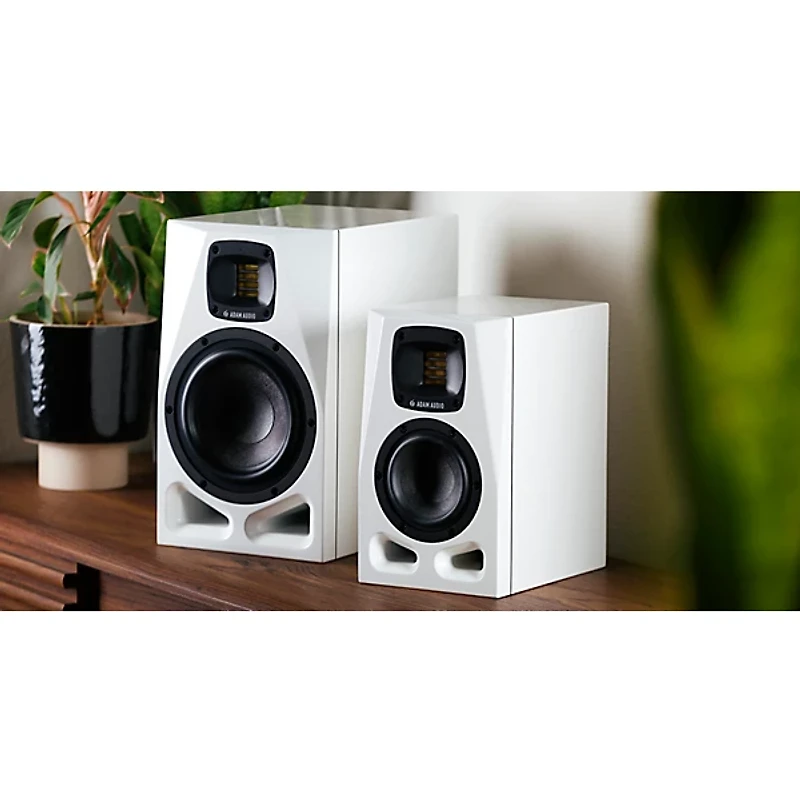 ADAM Audio A4V 4" 2-Way Powered Studio Monitor (Pair), Limited White