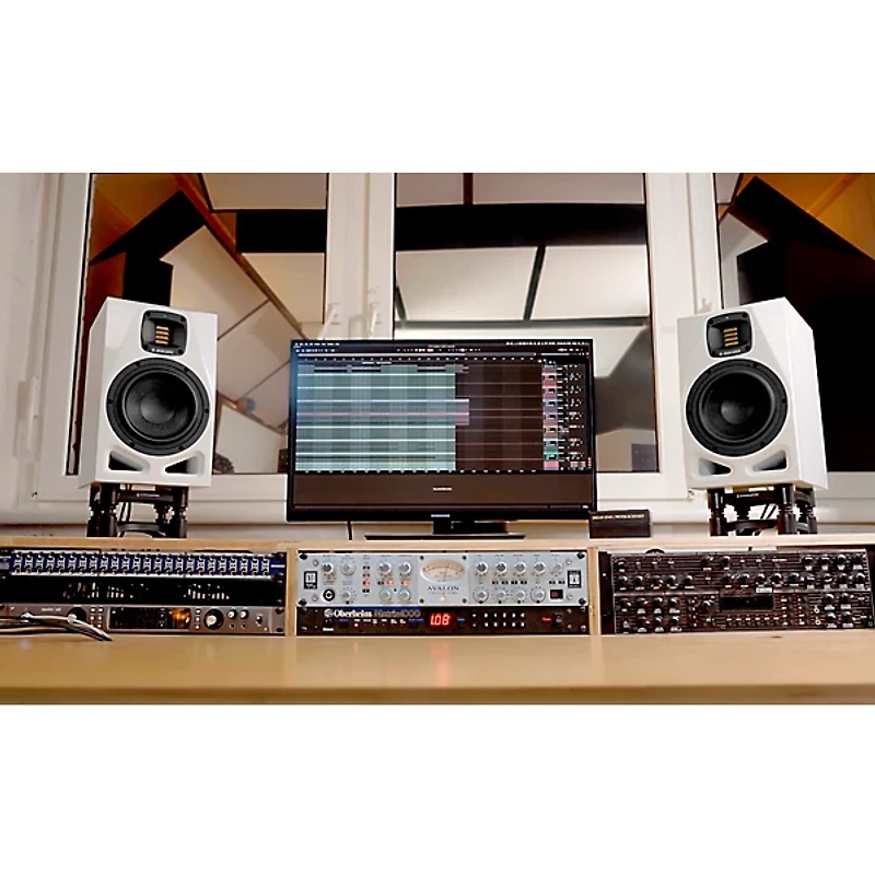 ADAM Audio A7V 7" 2-Way Powered Studio Monitor (Pair), Limited White