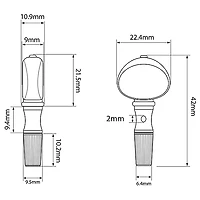 GROVER 5th String Ivory Button Tuning Peg Nickel